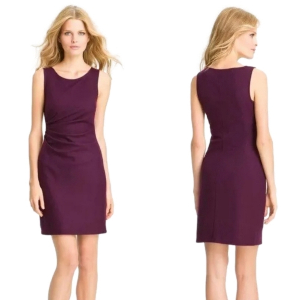 Theory Meily K Victorious Sleeveless Shift 100% Wool Dress - Women's